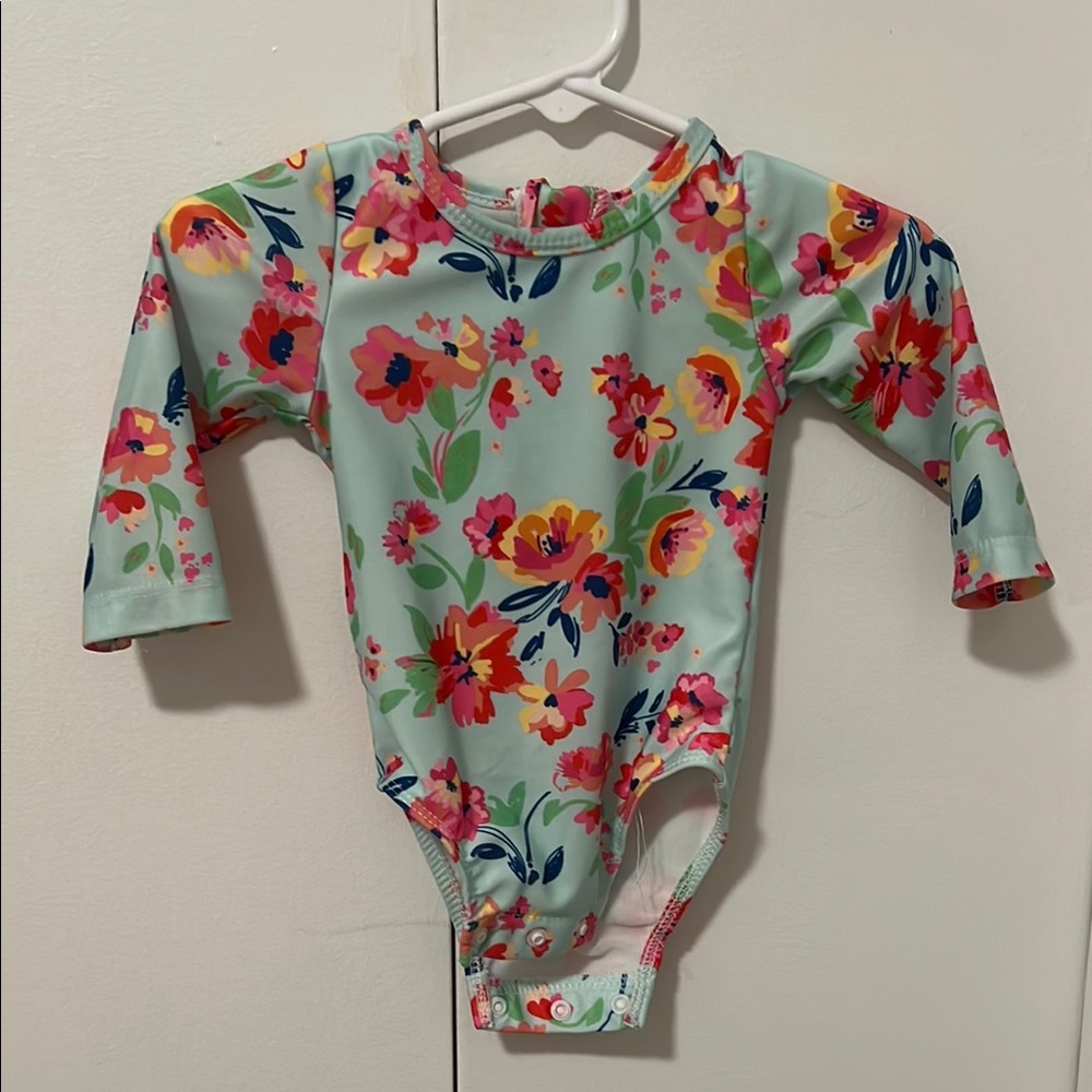 Vibrant Floral Baby Bodysuit